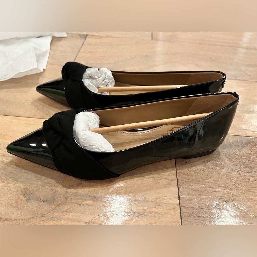 Sam Edelman Black Flats 6 - Picture 6 of 10